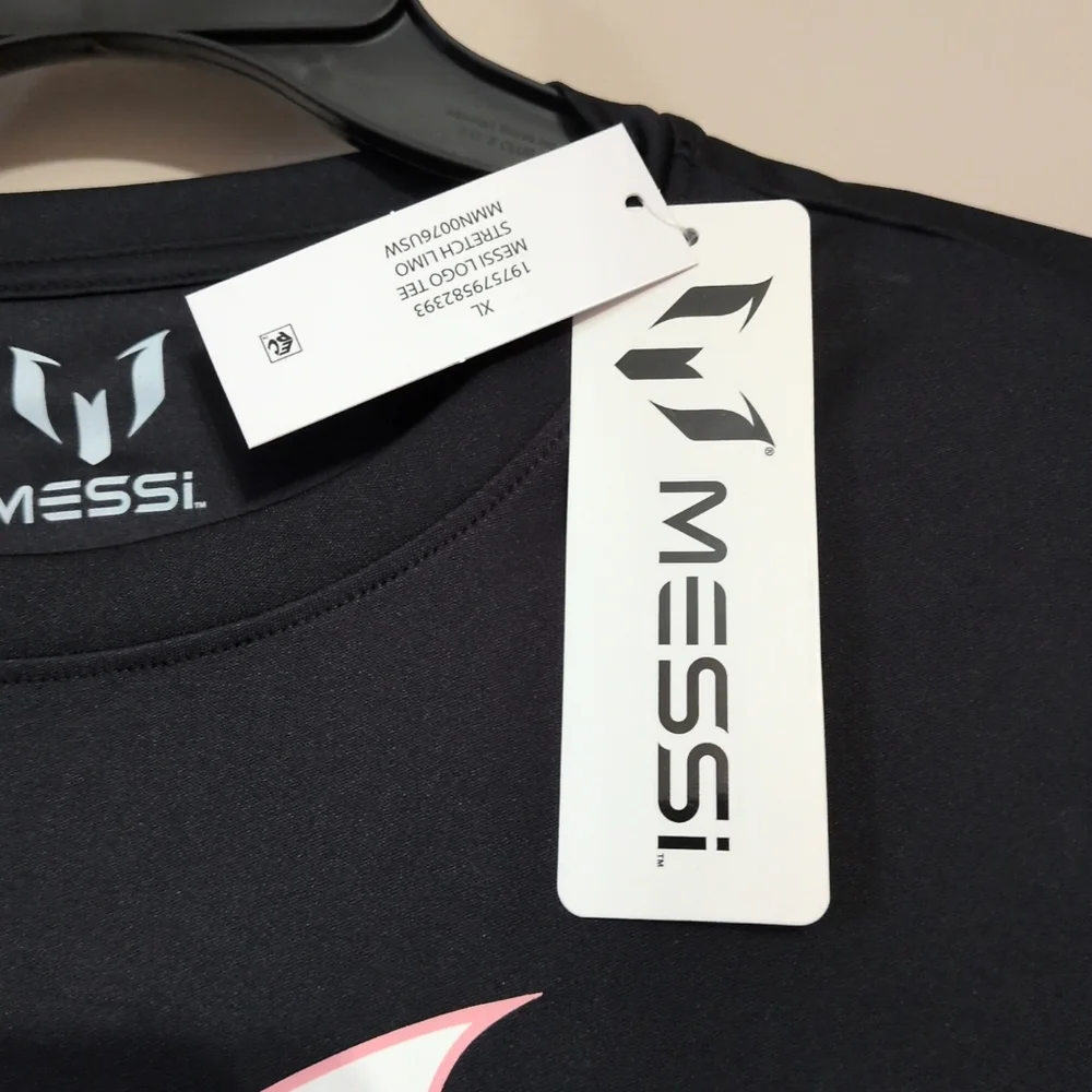 Messi black athletic shirt, Size XL - Picture 2 of 7